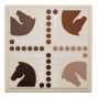 Hector Saxe Leather Ludo Game - Atlas