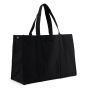 Hilo Recycled Canvas Maxi Tote Bag - Black