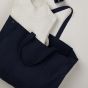 Hilo Maxi Tote Bag i återvunnen canvas - Marin