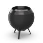 Höfats Moon 45 Fire Basket With Low Stand - Black