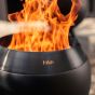 Höfats Moon 45 Fire Basket With Low Stand - Black