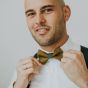 House of Orime YUMI bow tie - ice blue dark blue