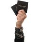 Steel & Barnett Stones Bracelet Basic serpentine