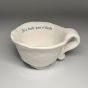 Incartato Ceramics Issues Cappuccino Cup – "It's Fuck You O'Clock"