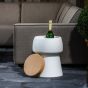 Bubalou Champ Stool Cooler White/Cork