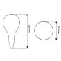 JOKJOR Gym XXL lamp - black 80cm