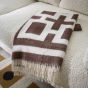 Jonathan Adler Nixon Baby Alpaca Throw - Brown/Natural