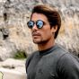 Kapten & Son sunglasses - Fitzroy Matt Black Blue Mirrored