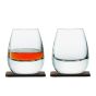 L.S.A. Whisky Islay Tumbler & Walnut Coaster - Set Of 2