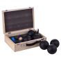 Laguiole Set Of 6 Pétanque Balls - Black