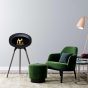 Le Feu Bio Fireplace Ground Wood High - Smoked Oak