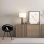 Le Feu Bio Fireplace Ground Wood Low - Smoked Oak
