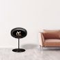 Le Feu Bio Fireplace Ground Steel Low - Black