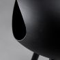 Le Feu Bio Fireplace Black Sky Black Pole