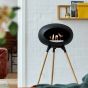 Le Feu Bio-Kamin Ground Wood High - Soaptreated Eiche