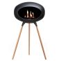 Le Feu Bio Fireplace Ground Wood High - Soaptreated Oak
