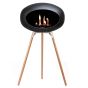 Le Feu Bio Fireplace Ground Wood High - Soaptreated Oak