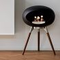 Le Feu Bio Fireplace Ground Wood Low - Smoked Oak