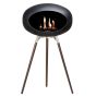 Le Feu Bio Fireplace Ground Wood High - Smoked Oak