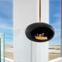 Le Feu Bio Fireplace Black Sky 120 - Rosé Gold Pole