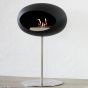 Le Feu Bio Fireplace Ground Steel Low - Stainless Steel