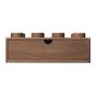 Lego Wooden Collection Storage Box Brick 8 - Brown