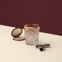 Libbey Hobstar tumbler golden rim