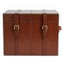 Life Of Riley Leather Heirloom Trunk - Small