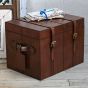 Life Of Riley Leather Heirloom Trunk - Small