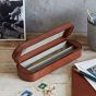 Life Of Riley Leather Pen Box