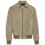 Liu Jo Suede Bomber Jacket - Greige