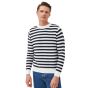 Liu Jo Gestreifter Pullover aus Wolle - Cremefarbene & Marineblau