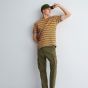Liu Jo Striped T-shirt - Military Green
