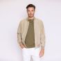 Liu Jo Suede Bomber Jacket - Beige