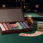 Manopoulos Poker Set Koffer - Schwarzes Holz