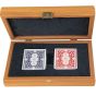 Manopoulus Playing Cards Case - Walnut Wood