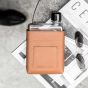 Memobottle A6 leather sleeve - cognac