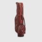 Modest Vintage Player Leather Golf Bag Cart - Heritage Brown