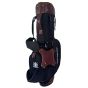 Modest Vintage Player Leather Golf Bag Stand - Black Canvas