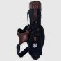 Modest Vintage Player Leather Golf Bag Stand - Black Canvas