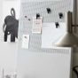 Monograph Noticeboard Grid Grey
