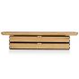Oakywood Desk Shelf Mini Dual Drawer - Oak