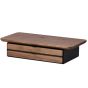 Oakywood Desk Shelf Mini Dual Drawer - Walnut