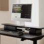 Oakywood Desk Shelf Pro Dual Drawer - Black