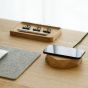 Oakywood Wireless Geometric Charging Pad - Oak
