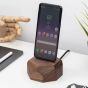 Oakywood Smartphone Charging Dock - Walnut