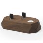 Oakywood Triple Charging Dock - Walnut