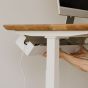 Oakywood Under-desk Cable Management Tray - White