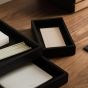 Oakywood Stackable Valet Tray Bundle Organizers - Black