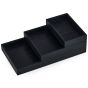 Oakywood Stackable Valet Tray Bundle Organizers - Black